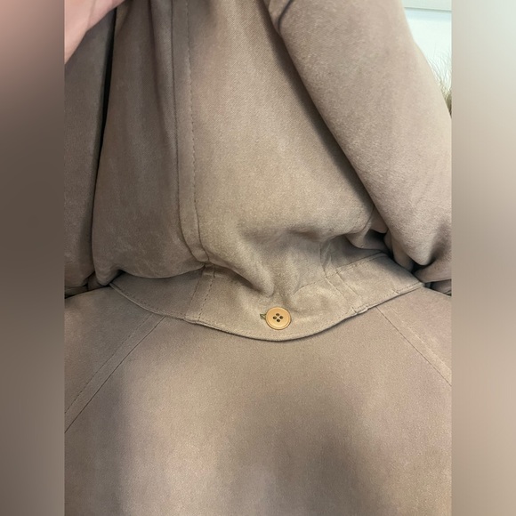 Fleet Street Women's Coat Zip Button Combo Rabbit Fur Trim Hood - Picture 13 of 14